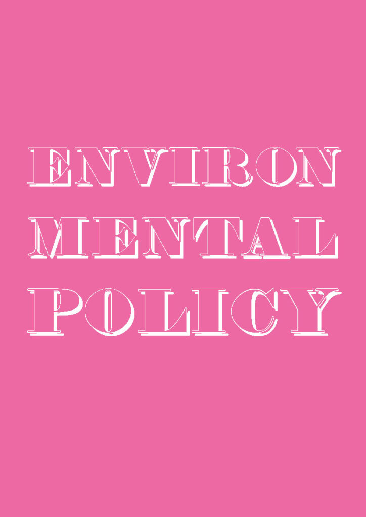 ENVIRONMENTAL POLICY