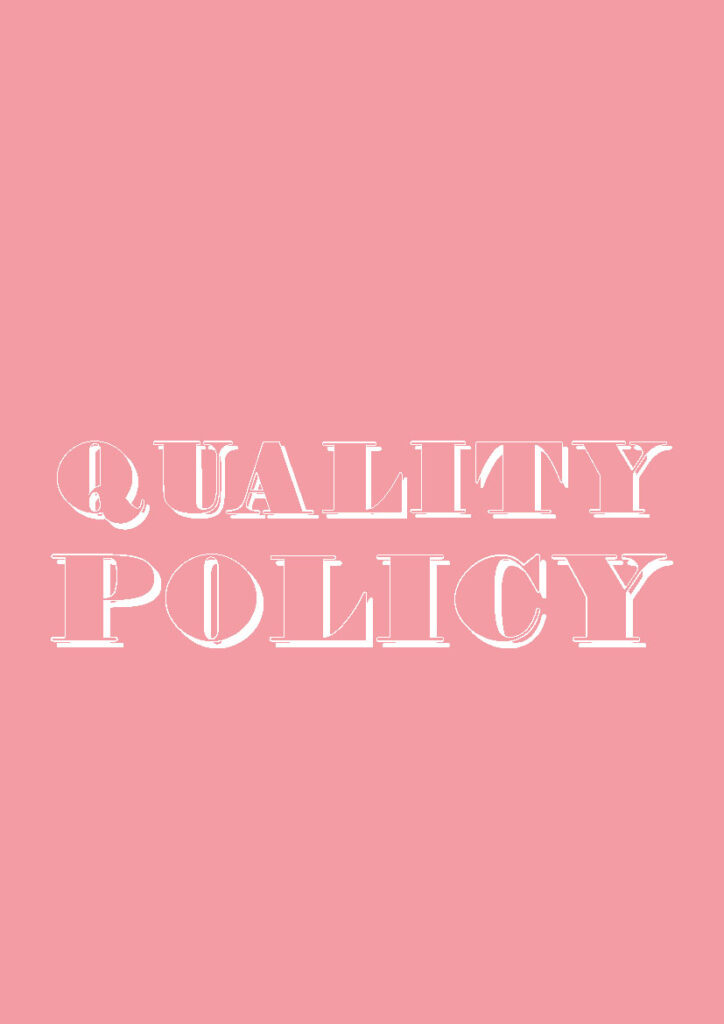 QUALITY POLICY