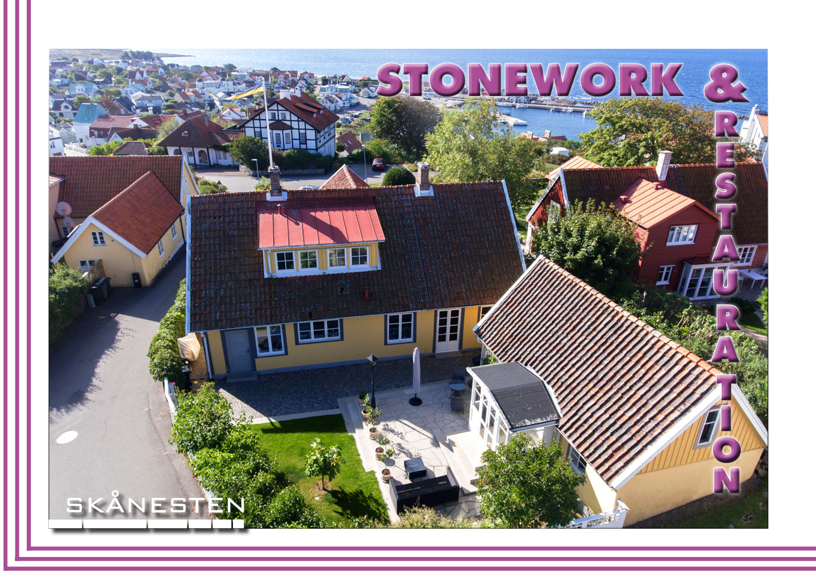 a brochure about stonework