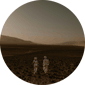 two people on a mission to mars